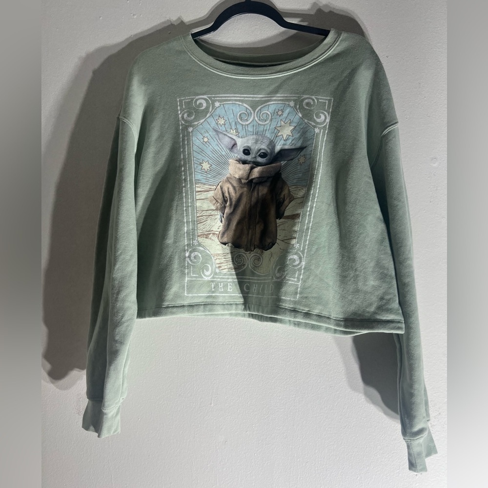 Star Wars The Child Crop Tops Long Sleeve